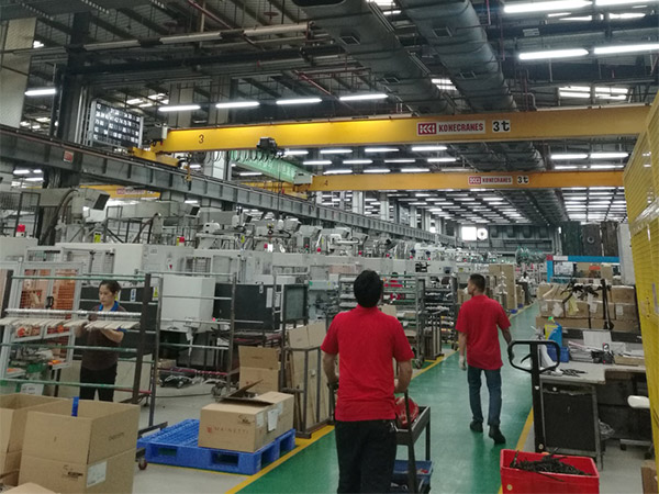 CNC加工数控车间安装大型工业大风扇降温工程案例