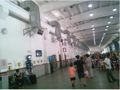  广州东站汽车客运站环保空调降温案例