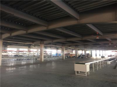 快递物流周转仓库安装7.3米工业大风扇降温工程案例